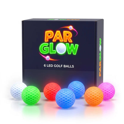 ⛳ LED Golf Balls for Night Play – 6 Pack