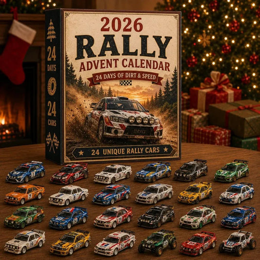 🏎️ 2026 Rally Advent Calendar – 24 days of speed & action, 24 rally cars to collect