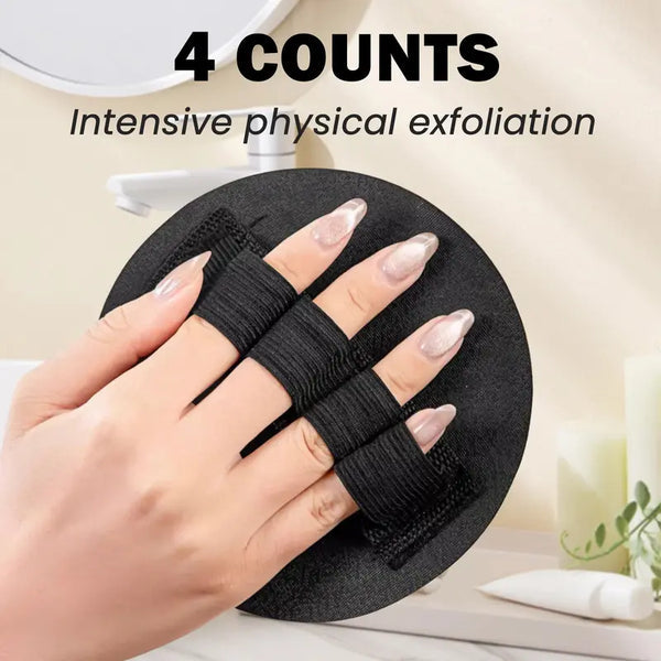 🧽 2-PackSoft🧽 Rubber Shower Scrubber for Gentle Exfoliation & Deep Cleansing