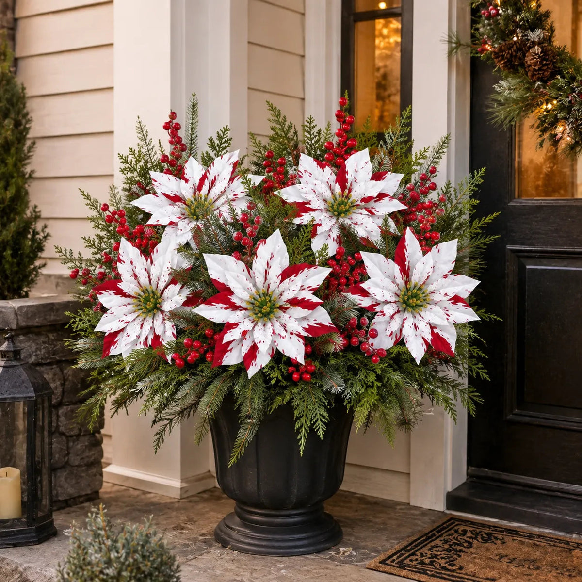 🌸Last Day 64% OFF🔥Christmas Poinsettia Planter Inserts