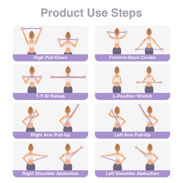 Figure 8 Resistance Bands – Silicone Exercise Bands For Women