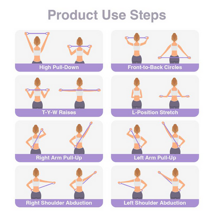 Figure 8 Resistance Bands – Silicone Exercise Bands For Women
