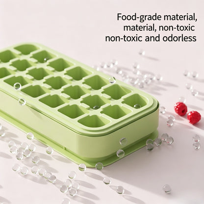 21 Compartment Press Type Ice Mold With Storage Box