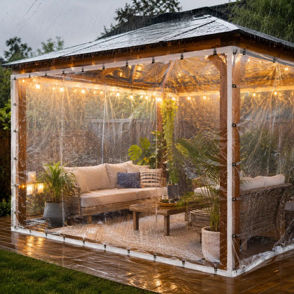 🔥LAST DAY 50% OFF - 🌧️ RainShield Pro™ Transparent Waterproof Tarp – Heavy-Duty Outdoor Cover with Secure Grommets🌧️