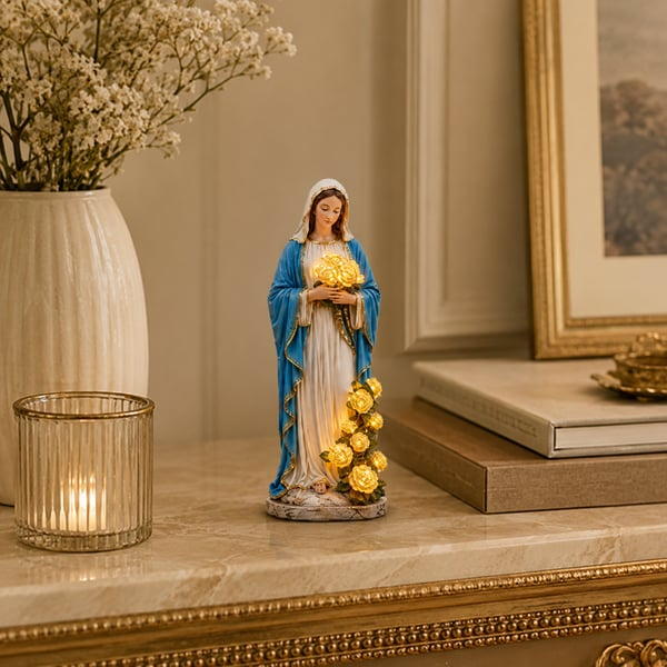 Virgin Mary Garden Light
