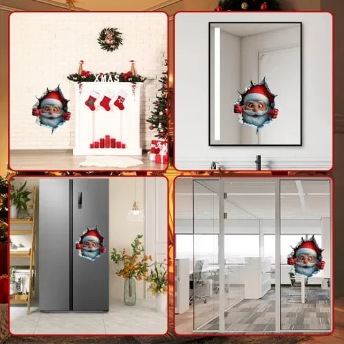 😍Santa Claus Wall Sticker