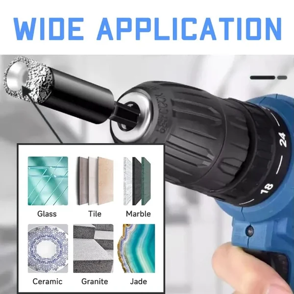 50% OFF | 6Pcs Dry Diamond Drill Bit Set