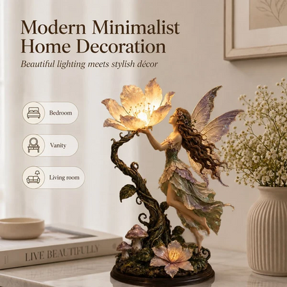 Fairy Flower Night Light – Modern Decorative LED Lamp For Cozy Home Space