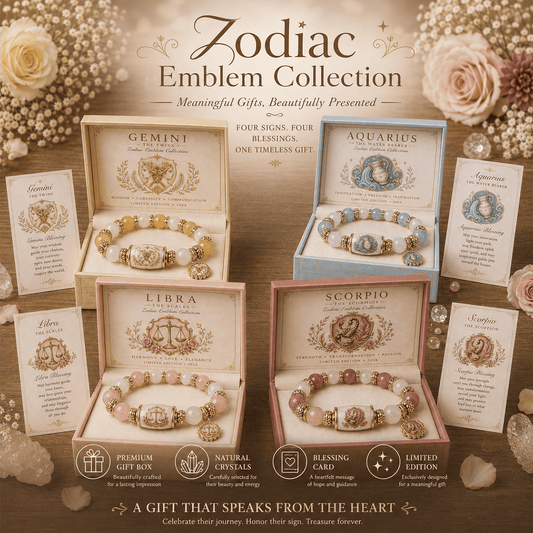 🔥🔥Limited Edition💫 12 Zodiac Bracelet – Natural Chalcedony, Your Sign, Your Energy