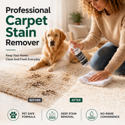 📢📢50% OFF!!🧼✨ Deep-cleaning carpet spray – removes stubborn stains and neutralizes odors instantly!
