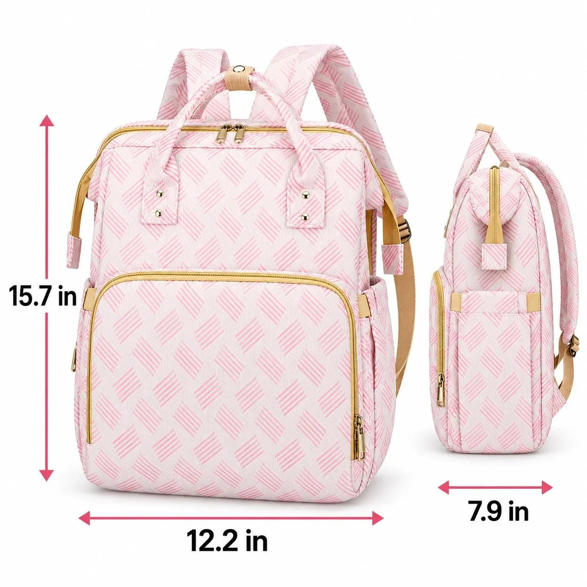 🍼3-in-1 Diaper Bag Backpack with Fold-Out Changing Station🍼