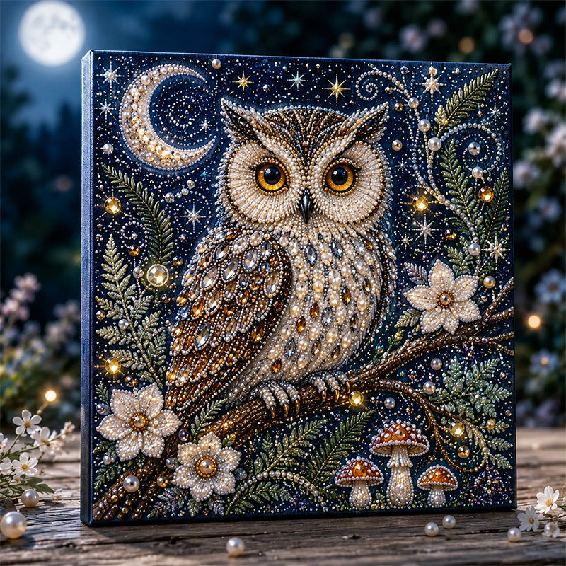 🔥 Last Day 49% OFF - 🦉✨Enchanted Animal Pearl Art DIY Kit