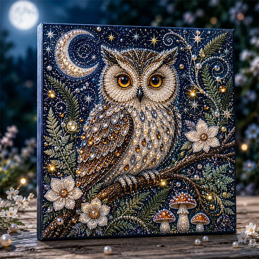 🔥 Last Day 49% OFF - 🦉✨Enchanted Animal Pearl Art DIY Kit