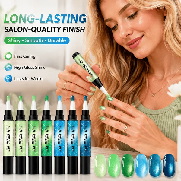 6PCS One-Step Gel Nail Art Pen Set – Salon Beauty At Home