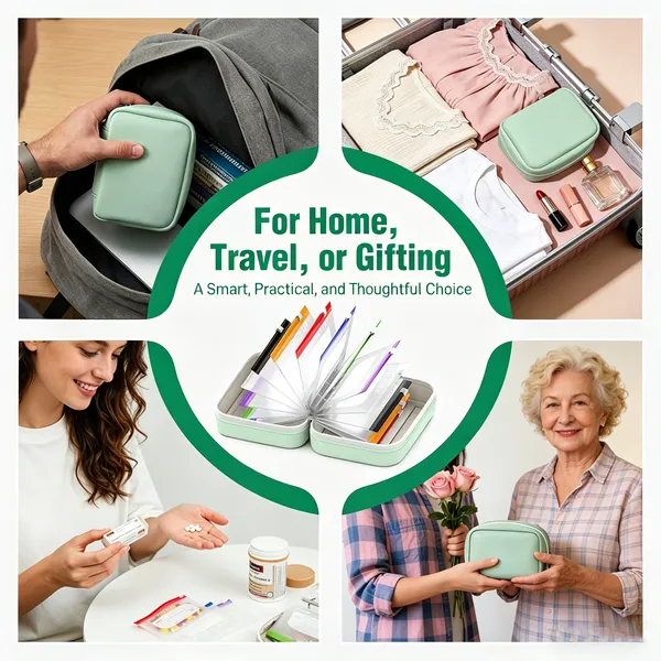 Waterproof Pill Pouch Set – Large Weekly Travel Medicine Organizer