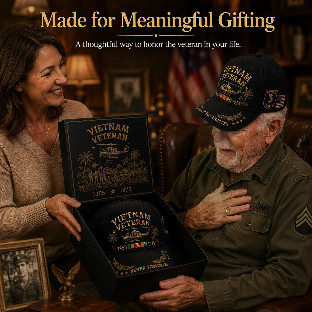 🎖️ Vietnam Veteran 1955–1975 Memorial Cap🔥🇺🇸