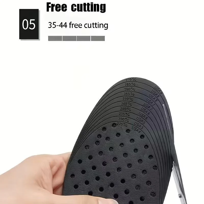 4-Layer Adjustable Invisible Height-Increasing Air Cushion Insoles