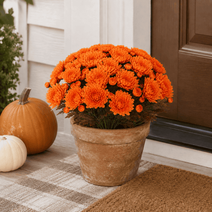💥Last Day 50% OFF🌼-Autumn Bloom Faux Chrysanthemum Bush