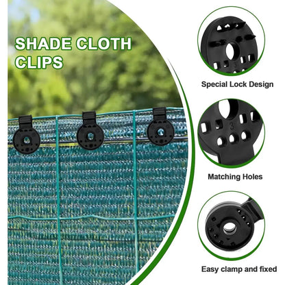 Heavy Duty Shade Cloth Clips - 50PCS Shade Net Fasteners