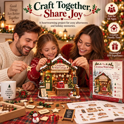 🎄 The Christmas Wish Cottage™-3D Slot-In DIY Christmas Craft Kit