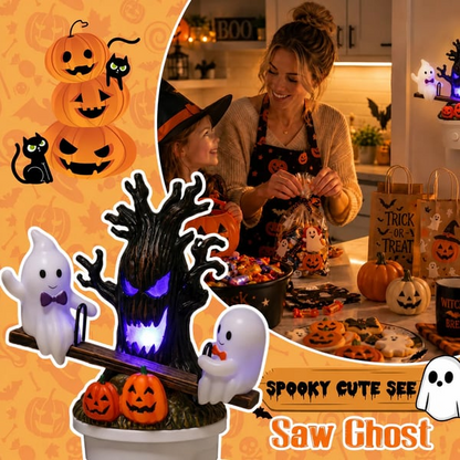Animated Seesaw Ghost Plug In LED Night Light