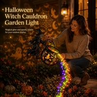 Witch Cauldron Garden Light
