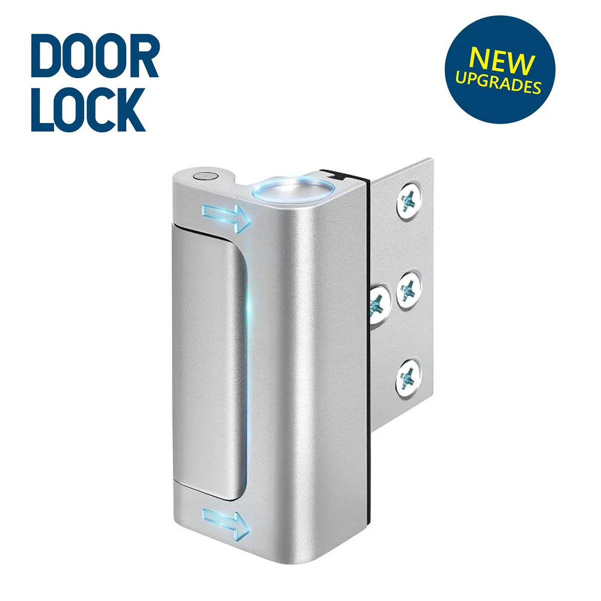 Back To School Security Door Hardware – Heavy-Duty Aluminum Anti-Theft Lock Latches & Bolts