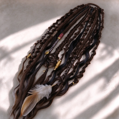 🔥 Limited-Time 50% OFF! 🎉 Elastic Dread Ponytail – Boho Chic Style
