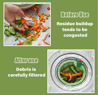 2pcs Cactus Kitchen Automatic Dumping Sink Filter