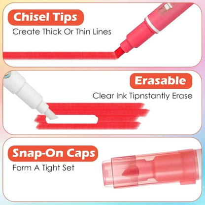 Dual-Ended Erasable Highlighters
