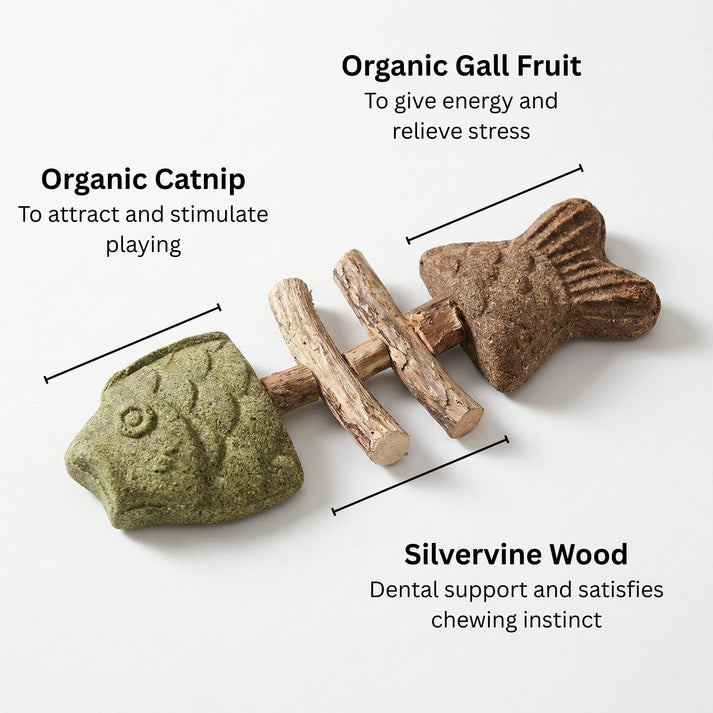 🔥Day Sale 50% OFF-Catnip & Silvervine Chew