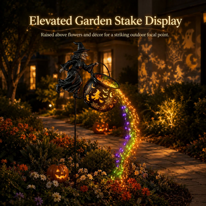 🔥 49% OFF Halloween Early Bird Sale 🎃 Halloween Witch Cauldron Garden Light