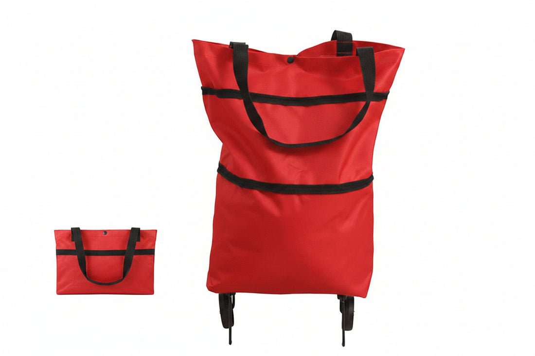 Foldable Grocery Cart Bag – The Rolling Shopping Bag That Saves Your Back