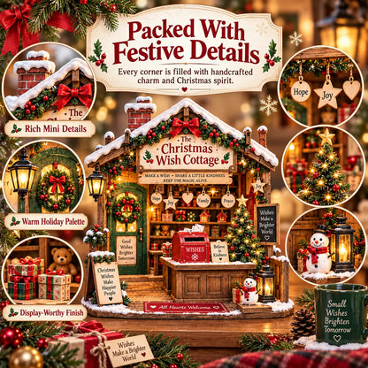 🎄 The Christmas Wish Cottage™-3D Slot-In DIY Christmas Craft Kit