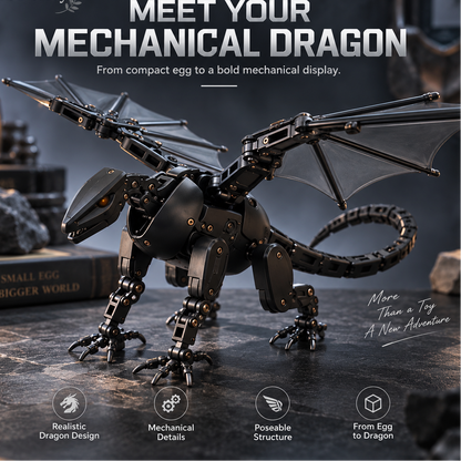 🥚🐉 DragonMorph – Egg to Dragon Transforming Mechanical Toy