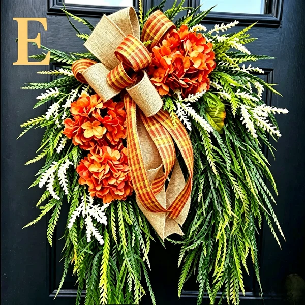 Handcrafted Hydrangea Wreath – The Perfect All-Season Front Door Decor