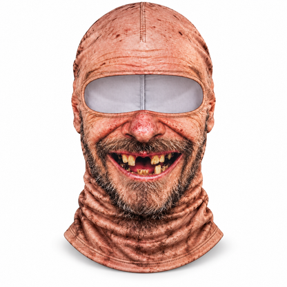 ❄️ Hilarious Old Man Face Ski Mask – Funny Winter Essential