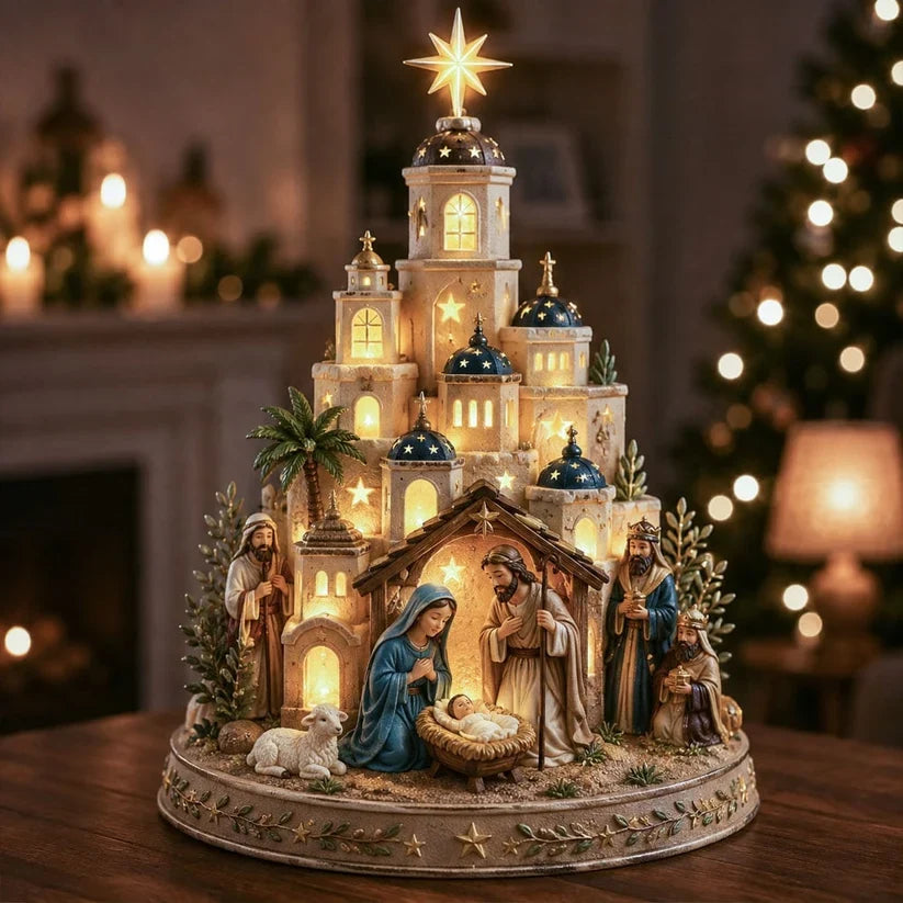 🎄 Limited-Time Offer! 50% OFF Bethlehem Nativity Church Light
