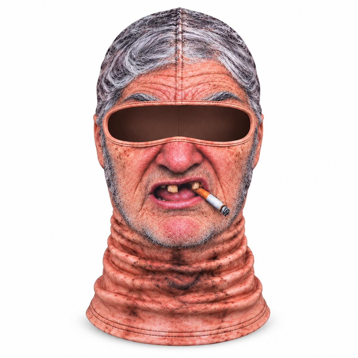 ❄️ Hilarious Old Man Face Ski Mask – Funny Winter Essential