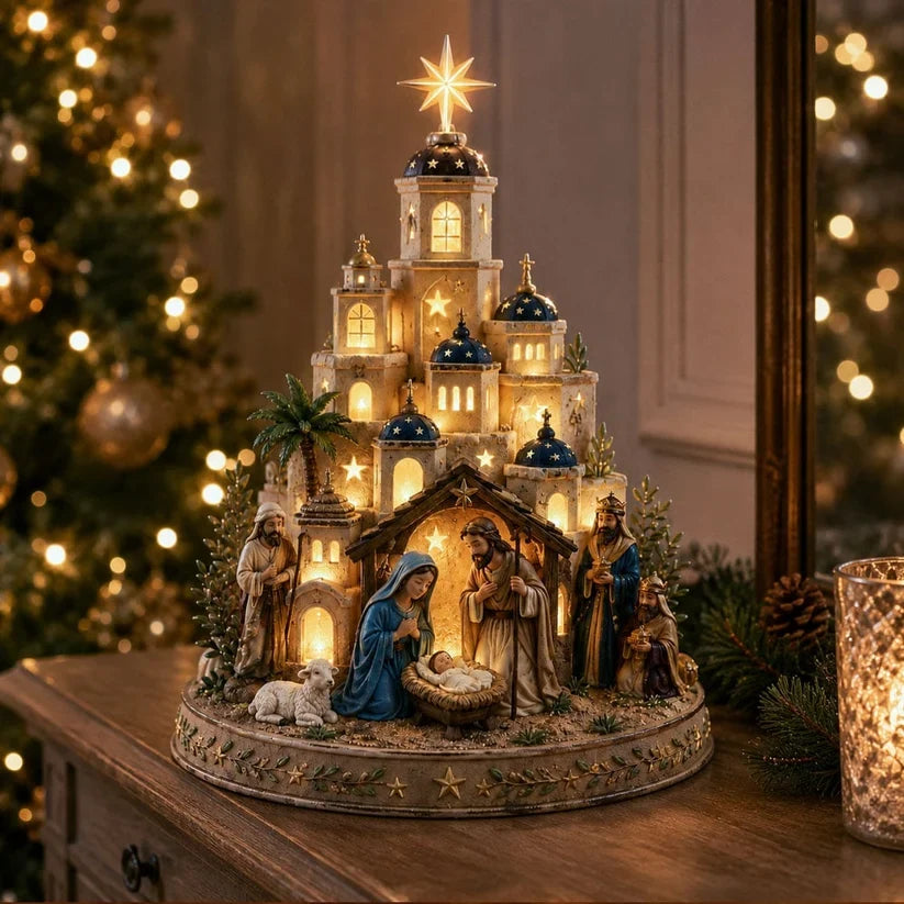🎄 Limited-Time Offer! 50% OFF Bethlehem Nativity Church Light
