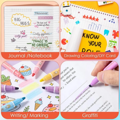 Dual-Ended Erasable Highlighters
