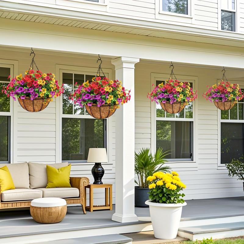UV Resistant Look Real Colorful Spring Flowers