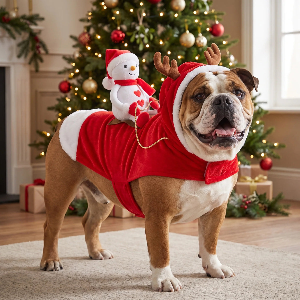 🎅 SantaRider™ Christmas Dog Costume-Turn Your Dog Into Santa’s Funniest Christmas Ride! 🐶🎄