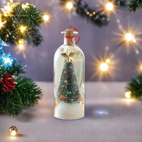 Christmas Sale - Recordable Christmas Tree Message In A Bottle