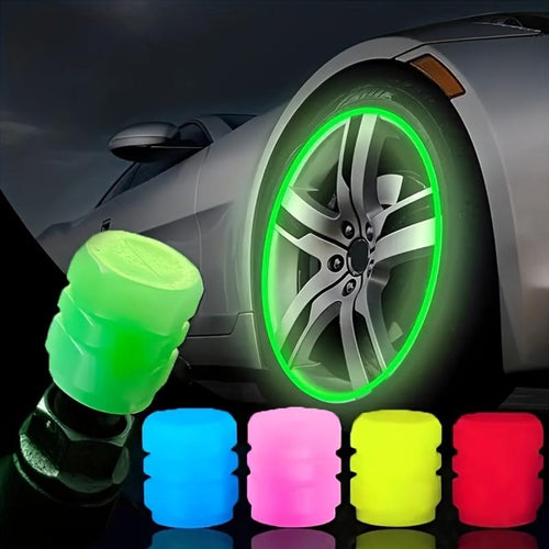 ✨ 49% OFF This Week – Glow-in-the-Dark Tire Valve Cap Set