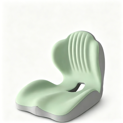 ✨Sit More Comfortably — Ergonomic Memory Foam Seat & Lumbar Support Cushion