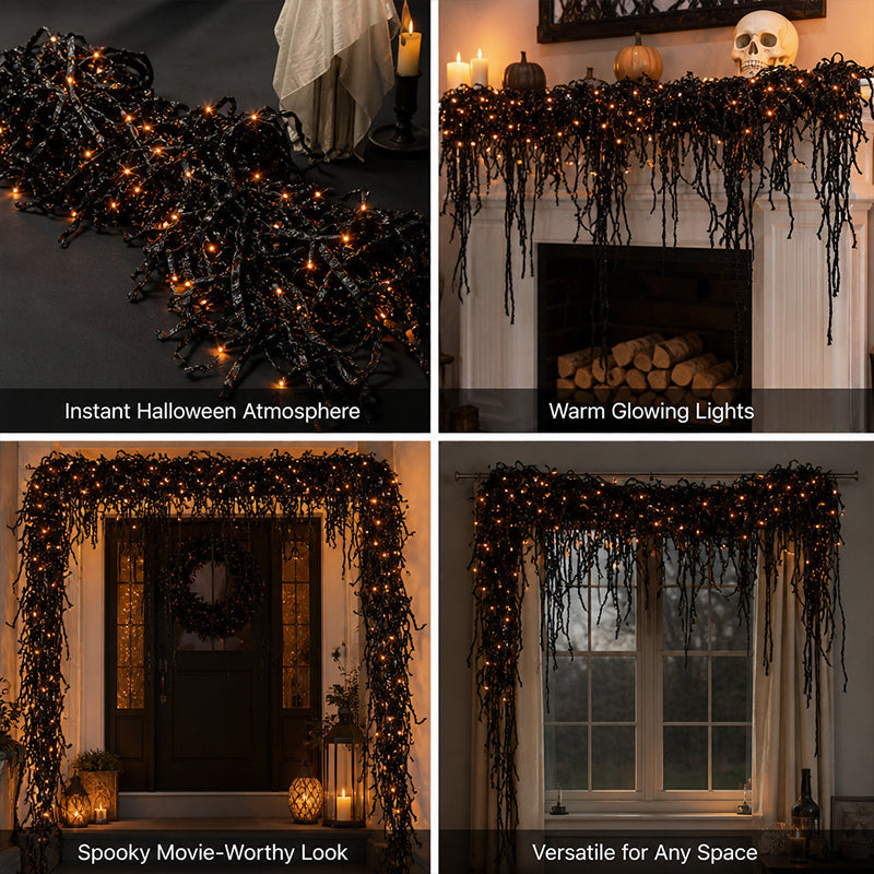👻New Arrivals🎃 Spooky Chic: Halloween Decorative Vine for the Home 👻