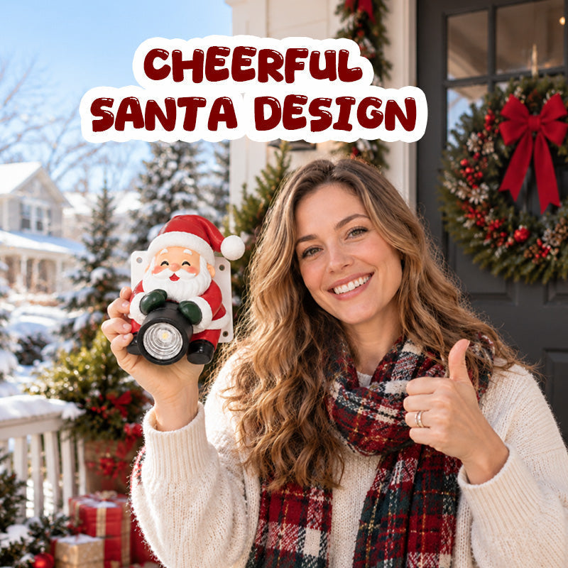🎅 Santa Christmas Welcome Projector – Festive Holiday Doorway Light with Remote Control ✨