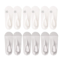 6 Pairs (3 Pairs White+3 Pairs Gray)