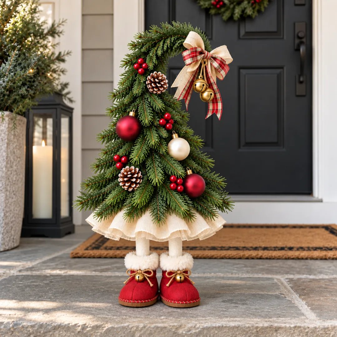 🎄🍄Fairytale Christmas tree decorations featuring elves🌙
